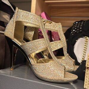 Nice gold heels